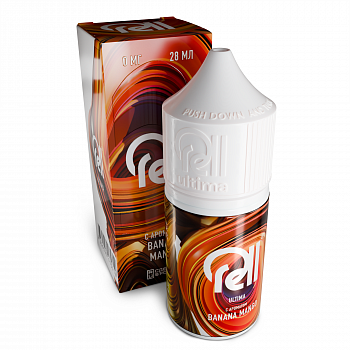Купить Жидкость для ЭСДН RELL ULTIMA  "Banana Mango" 3мл 0мг. Жидкость для ЭСДН RELL ULTIMA  "Banana Mango" 3мл 0мг.